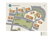 Thumbnail 22 of 22 - A map of Brookfield showing roads, houses and a park.