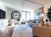 Thumbnail 13 of 22 - Living room at Cityplace Apartment Homes Apartments, Allentown, PA