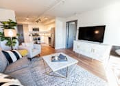 Thumbnail 19 of 22 - Living room area at Cityplace Apartment Homes Apartments, Allentown, Pennsylvania