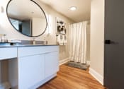 Thumbnail 21 of 22 - Kitchen cabinets at Cityplace Apartment Homes Apartments, Allentown, Pennsylvania