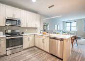 Thumbnail 4 of 18 - One Bedroom Kitchen at The Gallery Apartment Homes Apartments, Pennsylvania