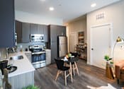 Thumbnail 7 of 8 - Kitchen And Living Area at 1010 Apartments, Allentown, PA, 18101