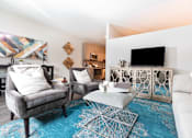 Thumbnail 2 of 12 - Living room at The Nines Apartment Homes Apartments, Allentown, PA, 18101