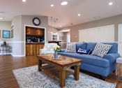 Thumbnail 14 of 31 - Living Area With Kitchen at Pointe North Apartments, Bethlehem