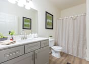 Thumbnail 23 of 28 - Bathroom With Extra Storage Space at Saucon View Apartments, Bethlehem, PA