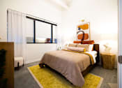 Thumbnail 38 of 38 - a bedroom with a bed and a large window  at The Lady, Columbia, SC