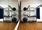 Thumbnail 10 of 38 - a gym with exercise equipment and balls on the wall  at The Lady, South Carolina, 29201
