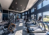 Thumbnail 16 of 36 - Fitness Center at One Deerfield Apartments, Ohio, 45040