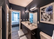 Thumbnail 17 of 36 - Luxurious Bathroom at One Deerfield Apartments, Mason, OH, 45040