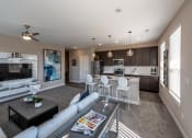 Thumbnail 19 of 36 - Living Room With Kitchen at One Deerfield Apartments, Mason, 45040
