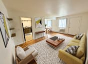Thumbnail 7 of 7 - Spacious Living room in East Lansing Apartments near Michigan State University | The Lodges