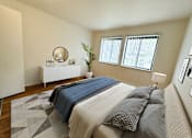 Thumbnail 6 of 7 - Spacious bedroom in East Lansing Apartments near Michigan State University | The Lodges