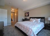 Thumbnail 21 of 36 - Bedrom at Living room at Southfield MI Apartments | 42 West Apartments in Southfield Michigan