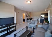 Thumbnail 5 of 36 - Living room at Living room at Southfield MI Apartments | 42 West Apartments in Southfield Michigan