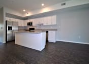 Thumbnail 13 of 36 - Kitchen at Living room at Southfield MI Apartments | 42 West Apartments in Southfield Michigan