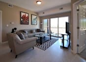 Thumbnail 15 of 36 - Living room at Living room at Southfield MI Apartments | 42 West Apartments in Southfield Michigan