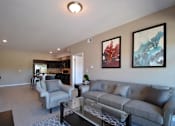 Thumbnail 30 of 36 - Clubouse at Living room at Southfield MI Apartments | 42 West Apartments in Southfield Michigan