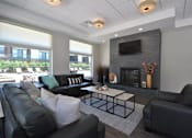 Thumbnail 29 of 36 - Clubhouse at Living room at Southfield MI Apartments | 42 West Apartments in Southfield Michigan