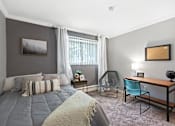 Thumbnail 8 of 24 - Spacious bedroom  at Abbott Pointe Apartments in East Lansing, MI near Michigan State University
