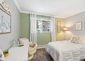 Thumbnail 9 of 24 - Spacious bedroom  at Abbott Pointe Apartments in East Lansing, MI near Michigan State University