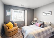 Thumbnail 5 of 20 - Bedroom at Arbor Glen Apartments in East Lansing, MI near Michigan State University.