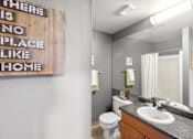 Thumbnail 6 of 20 - Bathroom at Arbor Glen Apartments in East Lansing, MI near Michigan State University.