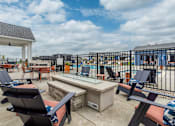 Thumbnail 36 of 47 - Pool, hot tub and pool deck at apartments in Traverse City | Bayview of Traverse City