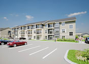 Thumbnail 42 of 47 - Exterior rending at Traverse City Apartments