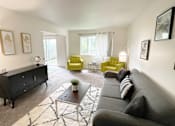 Thumbnail 18 of 22 - Spacious Living Room in East Lansing Apartments near Michigan State University | Carriage Hill East