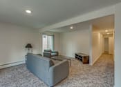 Thumbnail 3 of 24 - Living room in East Lansing Apartment near MSU | Delta Arms Apartments