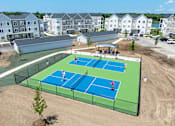 Thumbnail 40 of 43 - Pickleball court at Hudsonville, MI Apartments and Townehomes | Elmwood Lake Apartments in Hudsonville MI