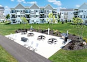 Thumbnail 41 of 43 - Resident picnic area at Hudsonville, MI Apartments and Townehomes | Elmwood Lake Apartments in Hudsonville MI