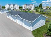 Thumbnail 29 of 43 - Garage parking available at Hudsonville, MI Apartments and Townehomes | Elmwood Lake Apartments in Hudsonville MI