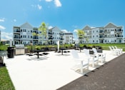 Thumbnail 30 of 43 - Exterior resident space at Hudsonville, MI Apartments and Townehomes | Elmwood Lake Apartments in Hudsonville MI