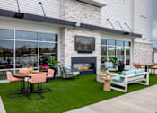 Thumbnail 33 of 53 - Pool deck at Newton Place Apartments in Haslett, Michigan