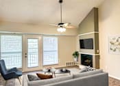 Thumbnail 6 of 29 - Renovated Open living room at Pine Lane Estates Apartments in Lansing, MI