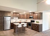 Thumbnail 2 of 29 - Updated kitchen in Lansing Apartments | Pine Lane Estates Apartments near Eastwood Towne Center