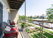 Thumbnail 9 of 34 - Balcony at The Emerson Apartments in Ann Arbor, MI