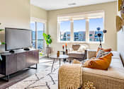 Thumbnail 2 of 22 - Spacious living room | Apartments in Livonia, Michigan