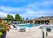 Thumbnail 47 of 54 - Pool and hot tub at Quarry Apartments and Townhomes in DeWitt Michigan