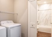 Thumbnail 35 of 54 - Washer dryer at the Quarry Apartments in DeWitt Michigan