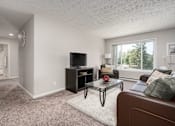Thumbnail 11 of 18 - Spacious Living Room in East Lansing Apartments near Michigan State University | Woodbrook Village Apartments