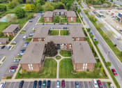 Thumbnail 19 of 46 - Aerial View at Lafayette Park Place, Detroit, MI