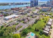Thumbnail 18 of 46 - Detroit River and Renaissance Center at Lafayette Park Place, Michigan, 48207