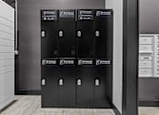 Thumbnail 53 of 58 - A row of black filing cabinets with the words "Burntouch Cleaners" written on them.