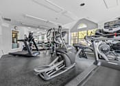 Thumbnail 71 of 87 - Fitness center with cardio and strength equipment at Village Club of Farmington Hills Apartments, Farmington Hills, MI