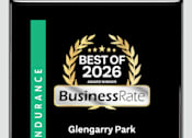 Thumbnail 35 of 35 - A poster advertising Glengarry Park Apartment Homes, which has won the BusinessRate Best of 2026 award.
