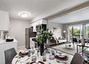 Thumbnail 2 of 58 - Kitchen And Living at Residences at Grand Blanc Apartments - Grand Blanc, MI, Michigan, 48507