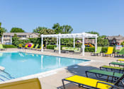 Thumbnail 15 of 26 - Lounging by the Pool at Pilgrim Village - Canton, MI, Canton, MI