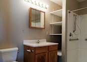 Thumbnail 5 of 16 - Some--but not all--apartments in this community feature walk-in showers.